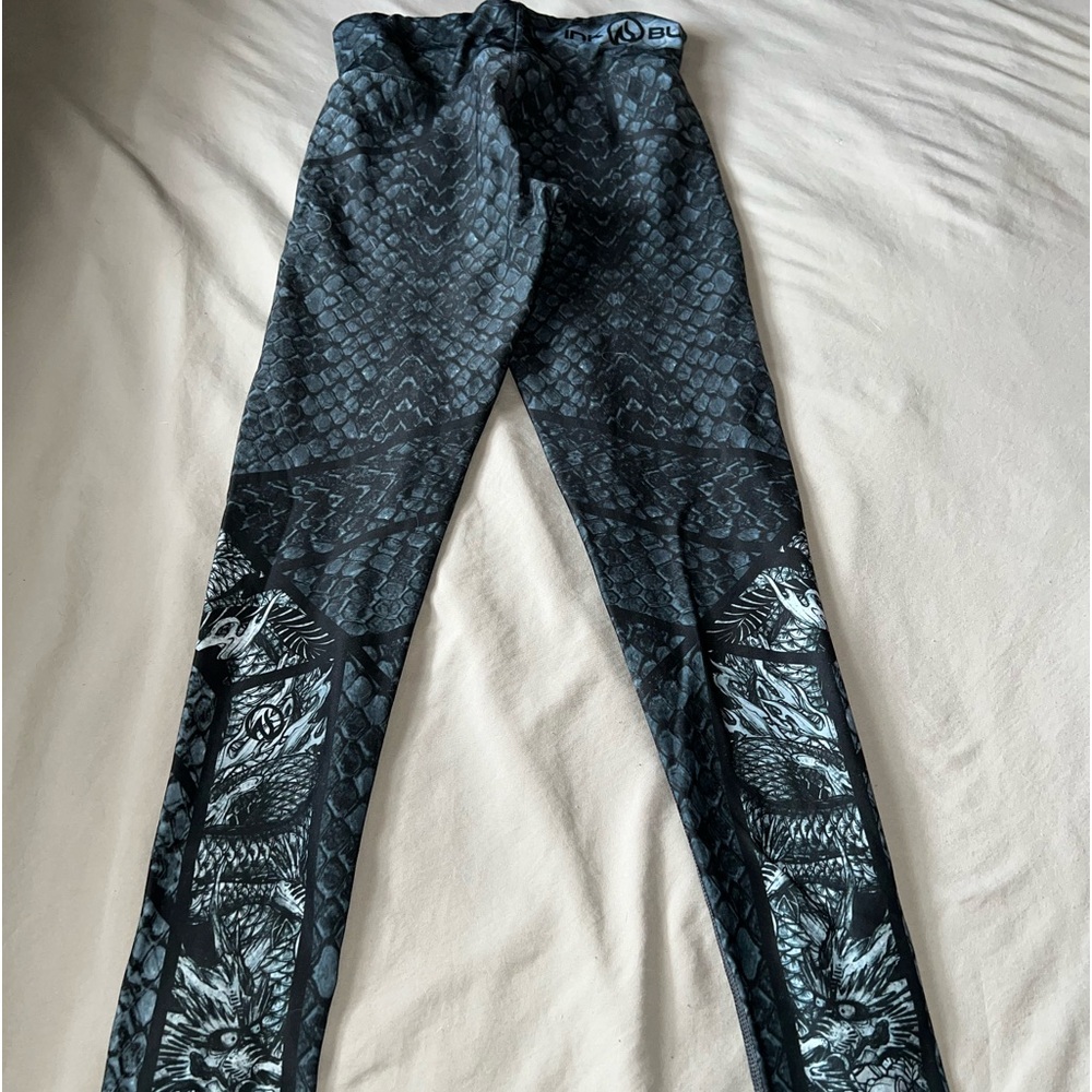 INKnBURN fleece lined cold weather tights